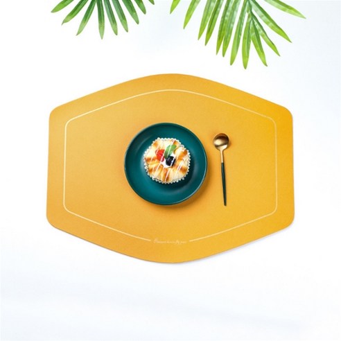 유니크한 디자인 테이블 매트 2p, TYPE 02, 45 x 23 cm