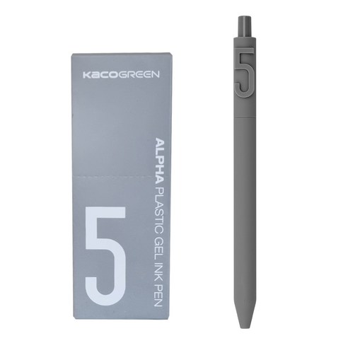 카코 알파 소프트 중성 젤펜 0.5mm, 숫자 5, 10개