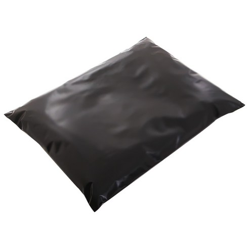 HDPE 접착형 택배봉투 블랙, 50개