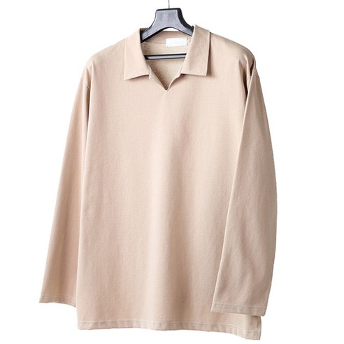 하이후 남성용 데일리 모던 카라 티셔츠