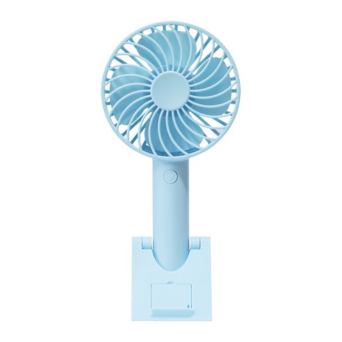 카르닉 USB 휴대용 핸디 선풍기 + 다용도 거치대, KHF-001, 스카이