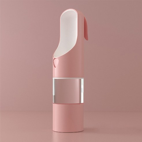 카르노 반려동물 래빗트윈 휴대용 물병, 핑크, 1개