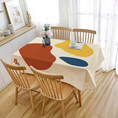 페어링 북유럽풍 모란디컬러 린넨 식탁보, ZB312, 2인용(100 x 140 cm)