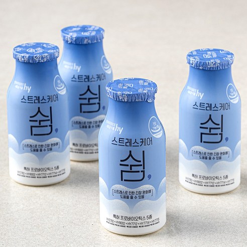 에치와이 스트레스 케어 쉼 요구르트, 1개, 4개입, 140ml