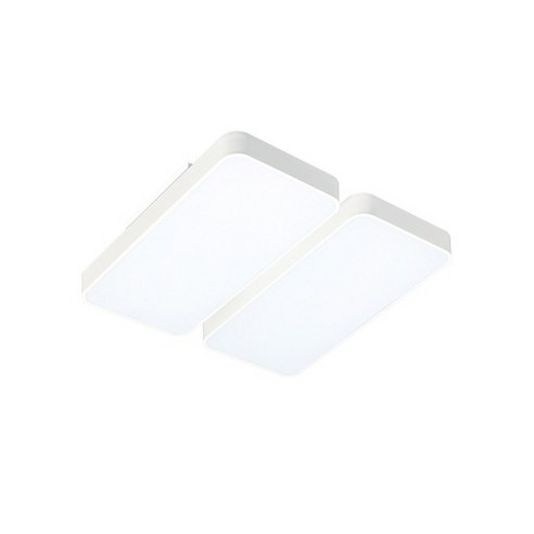 가온엘이디 시스템 LED 거실 4등 120W, 화이트