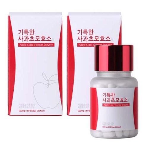 기특한 사과 초모 효소 36g, 2개