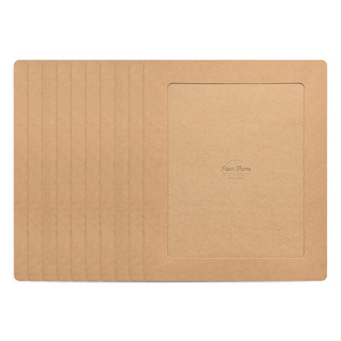 모노라이크 플레인 페이퍼 프레임 10p, 크라프트, 10개