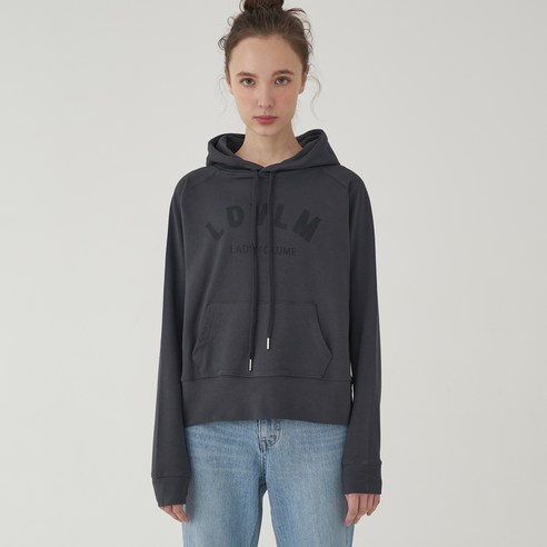 레이디볼륨 BASIC RAGLAN SLEEVE HOODIE