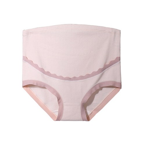 하늘 물결 레이스 하이 웨스트 편한 속옷 임산부 팬티