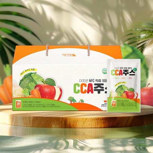더존건강 NFC 착즙 CCA 주스, 맛과 영양을 한번에!