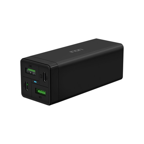 아이논 65W 4포트 USB PD PPS 고속 멀티 충전기 IN-UC420P, 1개, 블랙 핸드폰충전기