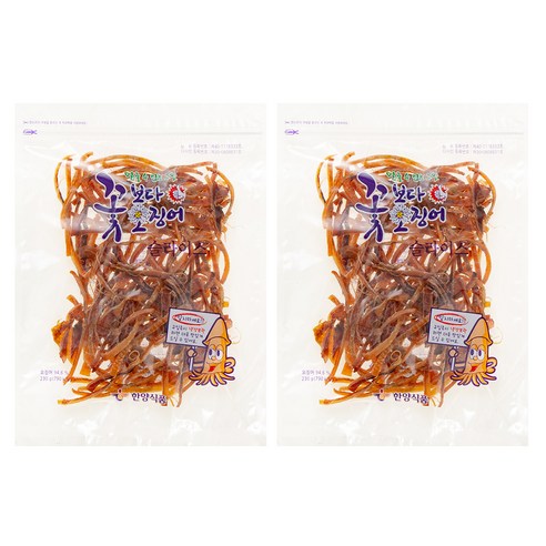 한양식품 꽃보다 오징어, 230g, 2팩