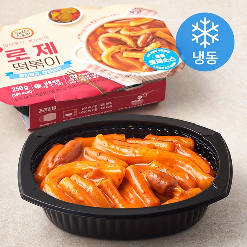 쉐프스토리 로제 떡볶이 (냉동), 250g, 1개 - 기타 즉석요리 | 쿠팡