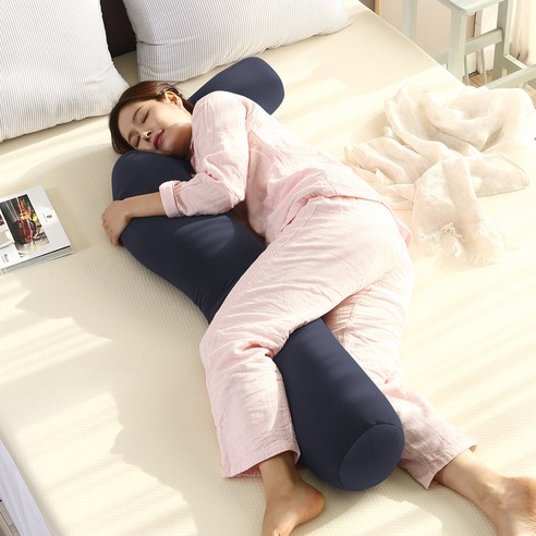 리브맘 달콤 비즈 바디필로우 L자형, 아이보리