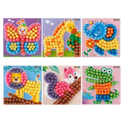 미니 플레이콘 만들기상자 모자이크 세트: 창의성, 미세 운동 능력, 문제 해결 능력 향상에 이상적