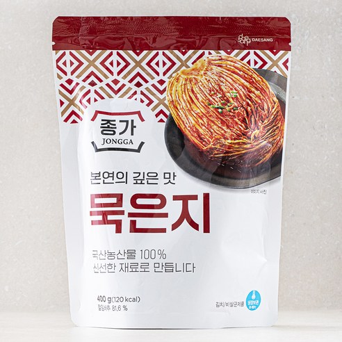 종가 묵은지, 400g, 6개