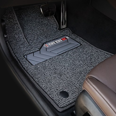 비비키 확장형 발판 코일카매트 1열 + 2열 세트, BMW X5 4세대 (G05) (Xline 5인승) (2019년~), 그레이
