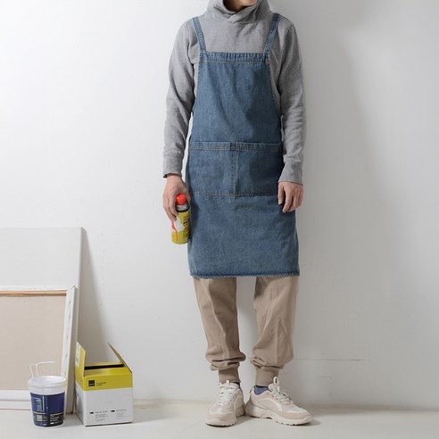 앞치마 하나로 달라지는 일상, 다퍼남 빈티지 데님 앞치마