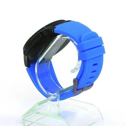 갤럭시워치 / 기어 패션 실리콘밴드 22mm, 블루