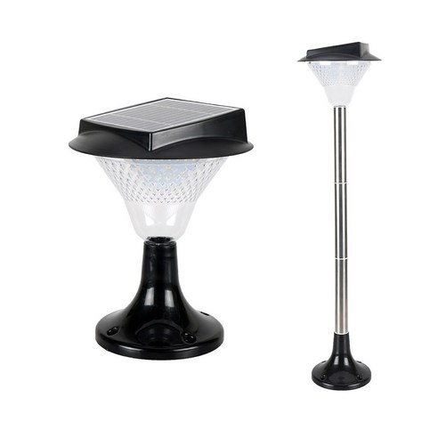 MIREU 태양광 정원등 06 태양광 36 LED 데크등, 옐로우