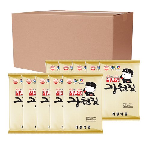 이반장 재래 전장 광천김, 20개, 25g