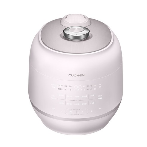 전기압력밥솥의 최고성능과 신뢰성을 갖춘 쿠첸 2.1 초기압 121 마스터+ 풀스테인리스 IH 전기 압력밥솥 6인용