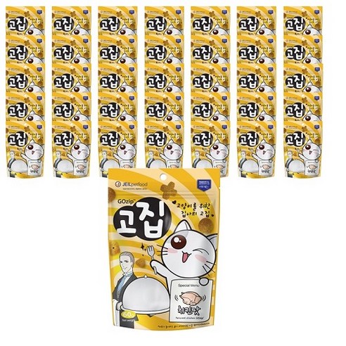 고집 고양이 간식 60g, 치킨맛, 36개