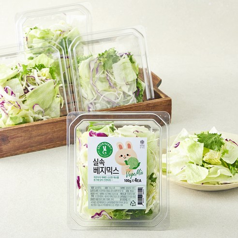 그린래빗 실속 베지믹스, 100g, 4개