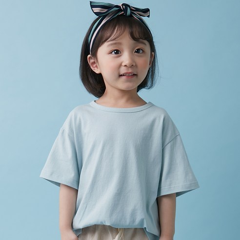 바오밥나무 아동용 언발트임 싱글 티셔츠