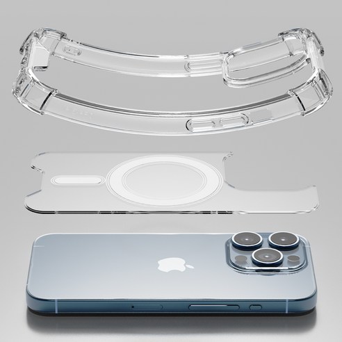 누아트의 탁월한 마그세이프™ 호환 마그네틱 에어룸 젤 하드 케이스로 iPhone 15 Pro Max 보호하기