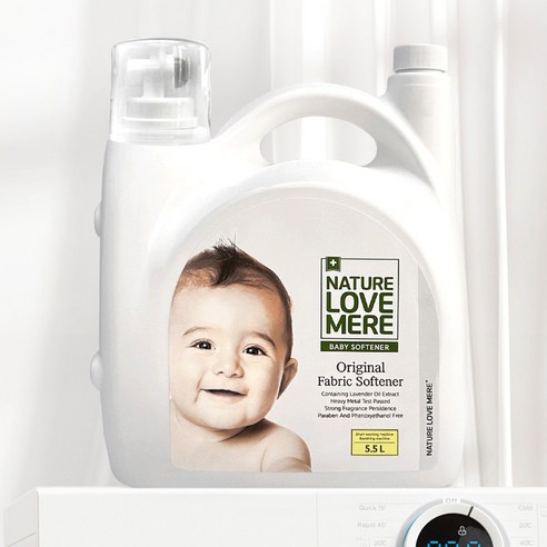 섬세한 아기 피부를 위한 자연의 부드러운 포옹