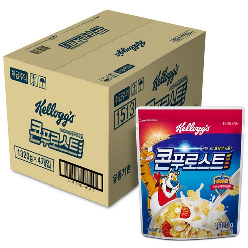 켈로그 콘푸로스트, 1.32kg, 4개