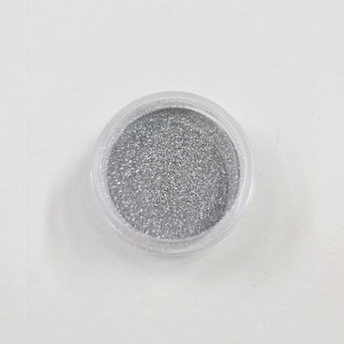 키라키라 반사 글리터 10g, 실버, 1개