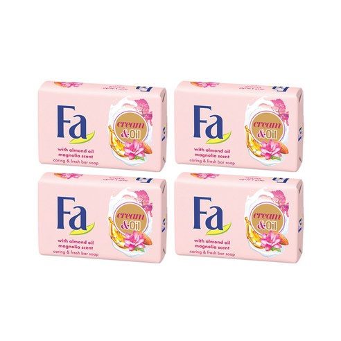 Fa 크림 오일 비누, 125g, 4개