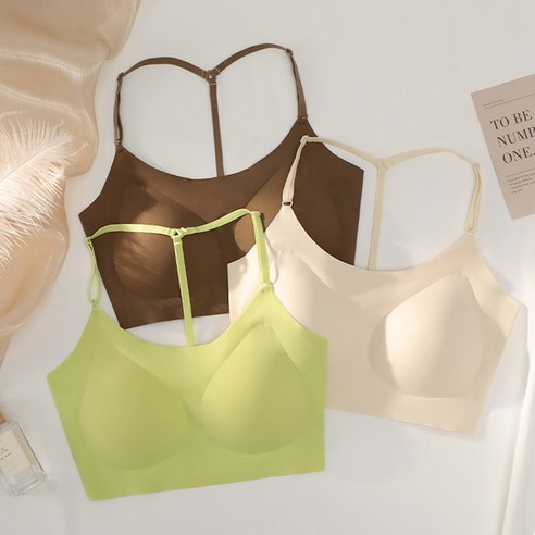 답답함 없이 편안한 자유를 선사하는 심리스 튜브탑 브라