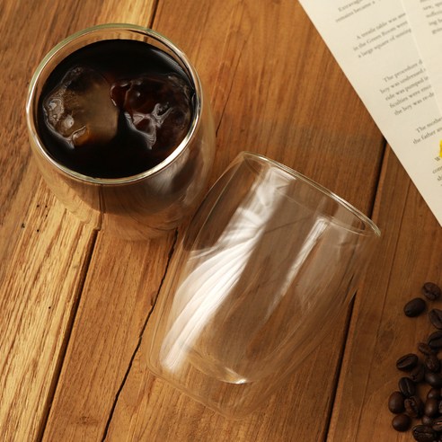 우아함과 기능성이 조화를 이룬 삼호유리의 더블레이어드 이중유리컵