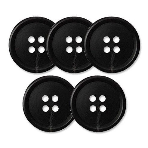 동대문단추왕 고급 무광 코트 가디건 단추 28mm, 디젤, 5개, 블랙 디젤