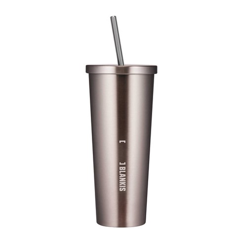 블랭키스 라운드 스텐 텀블러, 실버, 750ml