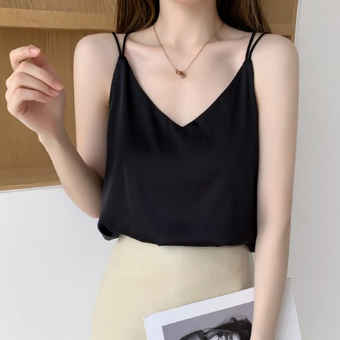 투라인 브이넥 캐미솔