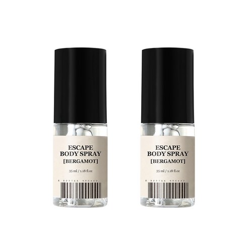 마르마르디 이스케이프 바디스프레이 베르가못향, 2개, 35ml