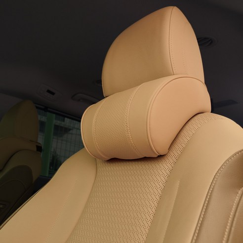 벤오토 차량용 메모리폼 베리어 목쿠션, 듄베이지, 1개