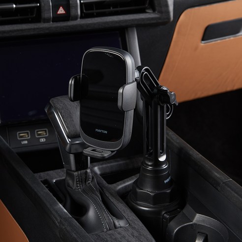 메이튼 스탠다드 M 차량용 컵홀더형 마운트 핸드폰 거치대는 스마트폰을 편리하게 차량 내에 부착할 수 있는 제품입니다.