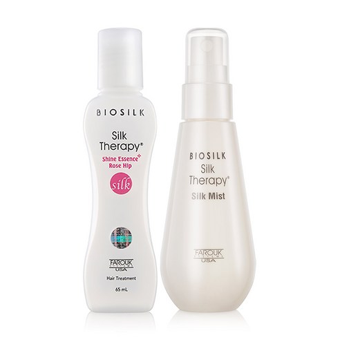 실크테라피 샤인 에센스 65ml + 실크 미스트 60ml, 1세트