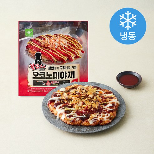 [로켓프레시] 사옹원 불닭소스 오코노미야키 (냉동), 277g, 1개