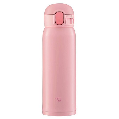 조지루시 심리스 보온보냉 원터치 텀블러, 피치 핑크(PA), 480ml, 1개