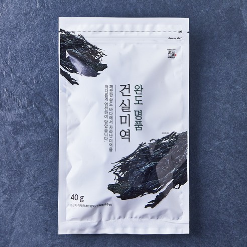 주일 완도 명품 건실미역, 40g, 1개