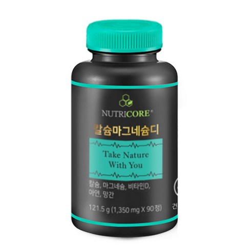 뉴트리코어 칼슘마그네슘디, 90정, 121.5g, 1개