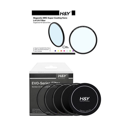에이치앤와이 마그네틱 HD MRC Nano L41 + IR ND8 / 16 / 32 77mm 필터 세트, L41 UV + IR ND8/16/32 Kit (77mm)