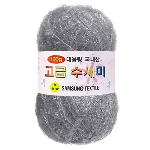 yarna 대용량 고급 수세미 100g, 151 연그레이, 1개