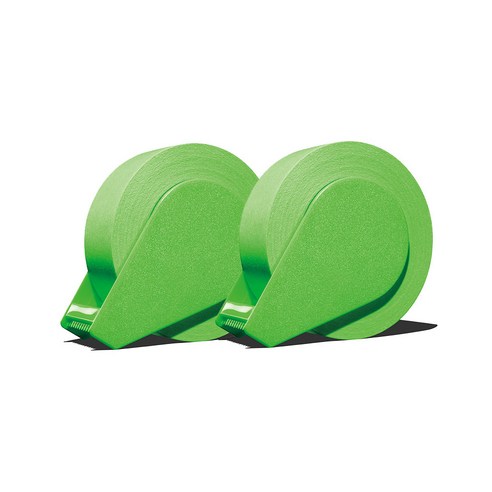 모모팝 팝 롤 테이프 점착 메모지, LIME, 2개